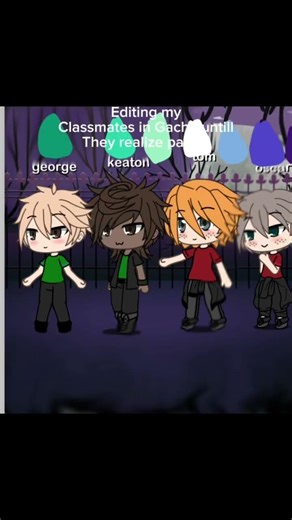 I love taht I can make fun of them doing this :3 #gachalife #classmates #gays #classmates