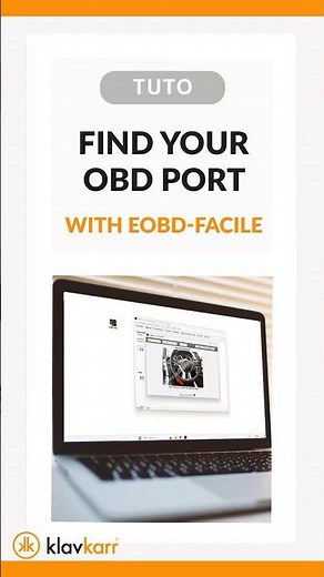 [TUTO] Find your OBD2 port using EOBD-Facile software #shorts