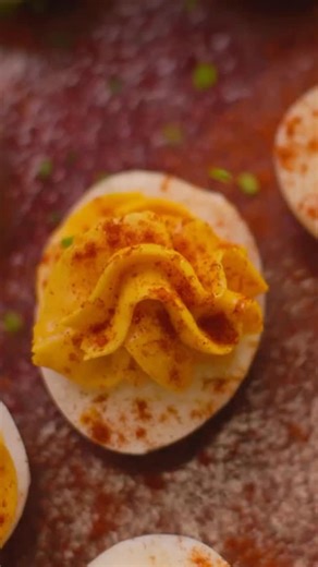 BBC Food on Instagram: "From the archives Is it even a Christmas party without devilled eggs?! 🥚 You can rewatch the full episode of Nigella: At My Table: Christmas on BBC iPlayer. #devilledeggs #christmasclassics"