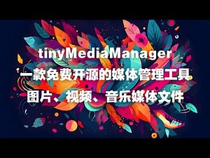 tinyMediaManager一款免费开源的媒体管理工具管理图片、视频、音乐等媒体文件而设计