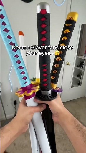My Rengoku Demon Slayer Sword GLOWS 😍