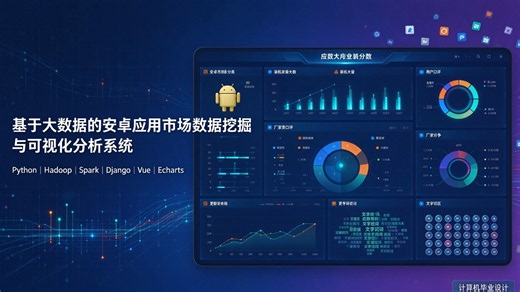 大数据毕设选题推荐｜Python 实现安卓应用市场数据挖掘与可视化分析系统