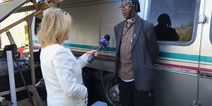 'Spaceman' building, creating without the luxury of reading and writing