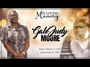 Celebrating the Life of Gale Judy Moore