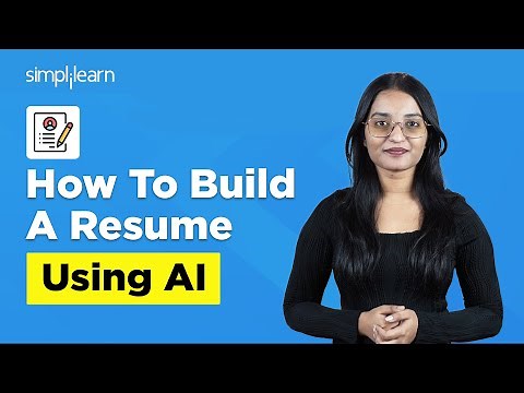 How To Build a Resume Using AI | How to Write an ATS Friendly Resume | AI For Resume | Simplilearn