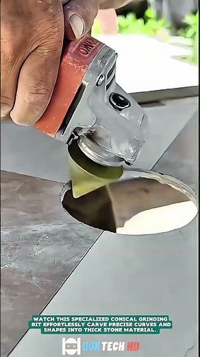 Cutting Curved Shapes in Stone Slab – Satisfying Jobs and Machinery in the World