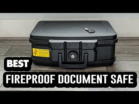 Top 5 Best Fireproof Document Safes Review in 2024