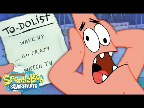 An Entire Day with PATRICK STAR, Hour by Hour! ☀️ A Day in the Life