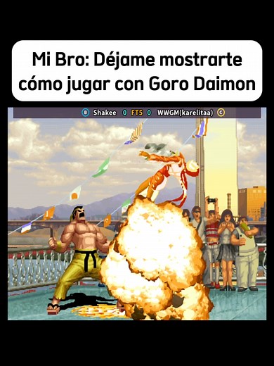 Goro Daimon Combo Moves for King of Fighters 2002