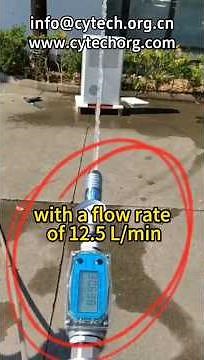 🥇 IP55 Waterproof Test | Cabinet Air Conditioner 3-Minute Continuous Water Jet Test