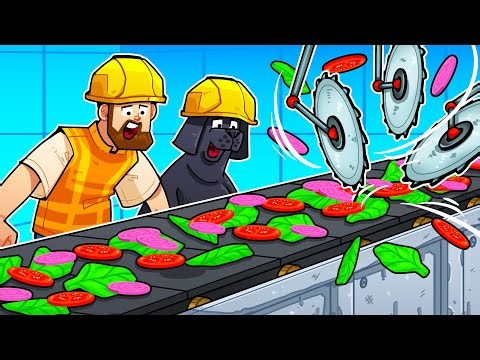 I built a FOOD FACTORY to become rich!
