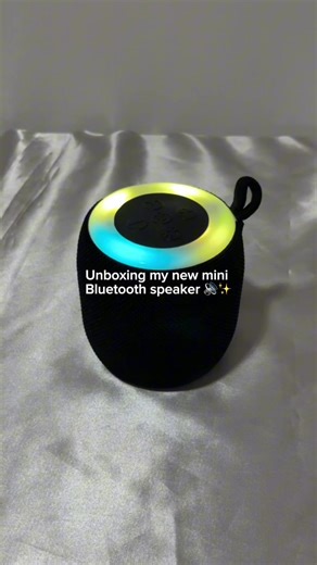 Mini Speaker with HiFi Sound and RGB Lights