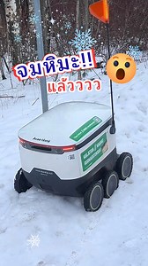 รถหุ่นยนต์ส่งของ ไลน์แมนน้อยฟินแลนด์ติดหิมะข้างทางอีกแล้ว 🤣😂 #ไลน์แมนน้อย #รถส่งของฟินแลนด์ #ภิญญาเล่าเรื่อง #ภิญญาฟินแลนด์🫐🌿🦋 | ภิญญา ฟินแลนด์ แฟนเพจ