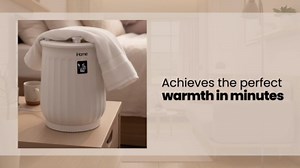 iHome Luxury 20L Towel Warmer, Large Hot Towel Warmers for Bathroom, with Inner Fragrance Pad Holder, Great for Blankets and Spa and More