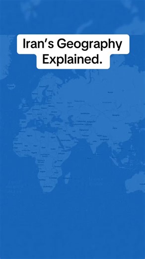 Iran’s Geography Explained. #geography #fyp #Iran #explore | Urban Atlas