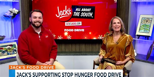Jack’s Partners with WLBT for the Stop Hunger Food Drive