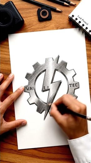 Drawing Vault-Tec Logo: Satisfying! ☢️