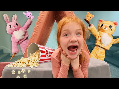 ANiMAL PARTY with FRiENDS!! Stay Awake all Night Playing with Barbie Cutie Reveal sleepover routine