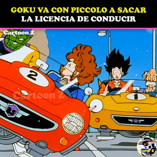 510K views · 20K reactions | Goku va con Piccolo para Manejar | Cartoon Z | Facebook
