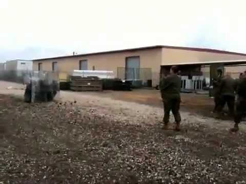 USMC Riot Shield Training