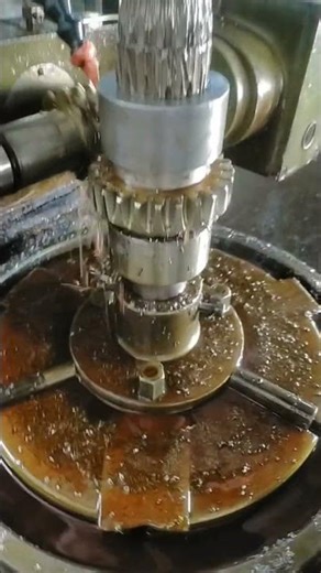 Five Module cutter 24 Teeth Gear Cutting l #machine #work#like #suscribe#mychannel