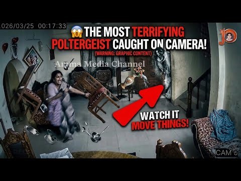 UNBELIEVABLE! 😱 Real Poltergeist Caught on CCTV Camera - Two People Terrified in This Haunted House!