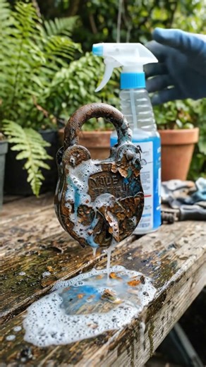 Old Rusty Padlock Cleaning – Watch the Transformation #restoration #satisfying #cleaning