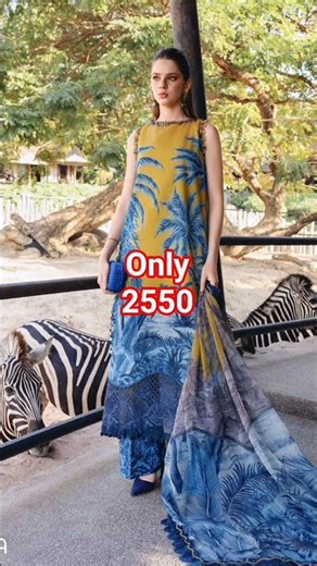 boutique style printed lawn dupatta summer dresses #shortsvideo #banadora #fashion #casualdressing