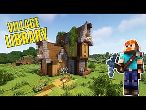 Village Library - Minecraft Tutorial!!