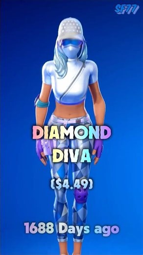 포트나이트 '다이아몬드 디바' 스킨 리뷰('DIAMOND DIVA' Fortnite skin 4K Showcase)(フォートナイ 'ダイヤモンドディーバ')