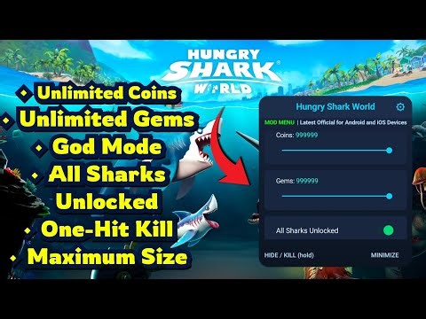 Hungry Shark World Hack 2026: Unlimited Gems & Coins MOD APK (iOS & Android)