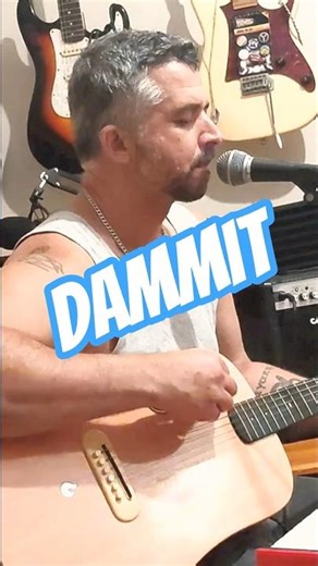 check out the full cover ⏫️⏫️ Dammit acoustic cover - Blink 182