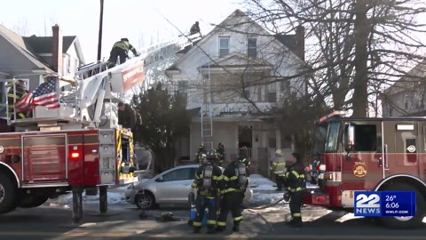 Springfield fire crews put out house fire on Belmont Avenue