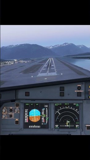 IniA320 Landing✈️| Challenging Approach into Juneau Airport, Alaska – Scenic Yet Demanding Landing