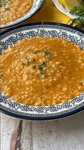 This Classic Turkish Red Lentil Soup Will Warm You From the Inside Out! 🍋🫙