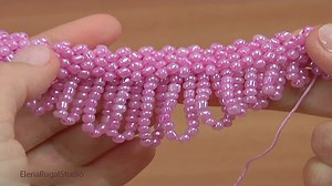 110K views · 1.5K reactions | Let's do it together!!! Bead crochet jewelry is easy to make once you get the hang of it. Try making these bead crochet bracelets, and necklace, in your own choice of beads for. | Crochet Elenarugalstudio | Facebook
