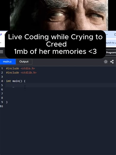 Live Coding while Crying to Creed | 1mb of her memories <3 #coding #programming #fypシ #fypシ゚viral #nostalgia