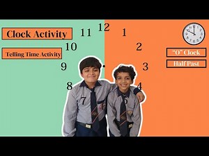 Fun Clock Activities for Grade 1 Students |Time Activity | ""clock & half past