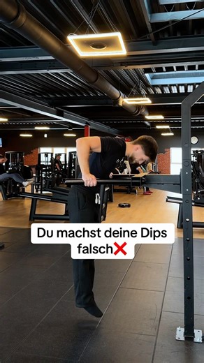 How to do your dips correctly ✅ #calisthenics #dips #fitness #workout #tutorial