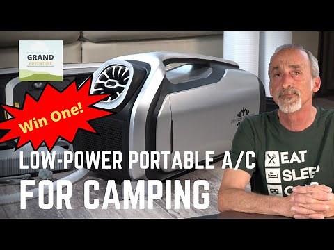 Ep. 243: Low-Power Portable Air Conditioner for Camping | RV travel boondocking Zero Breeze review