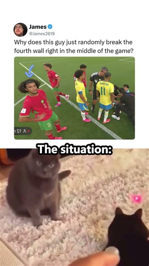 Bro broke the 4th wall 😭⚽