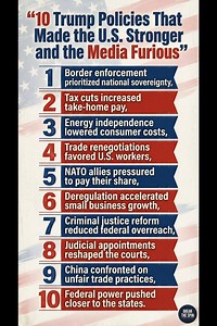 10 Trump policies that made the U.S. stronger and the media furious. | Break The Spin