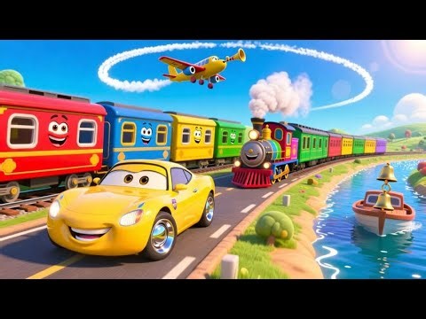 Transportation Adventure | Fun Vehicle Song for Kids | Nursery Rhymes & Learning Songs