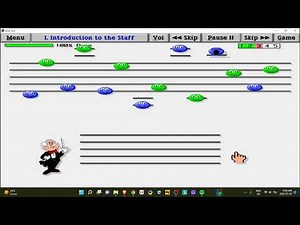 Music ace demo lesson 1 introduction to the staff