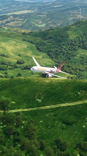 15K views · 124 reactions | beautiful view of airplanes when landing eps.1163 #plane #airplane #short #flying #airporttransfers | Airplane Takeoff & Landing Smoothly | Facebook