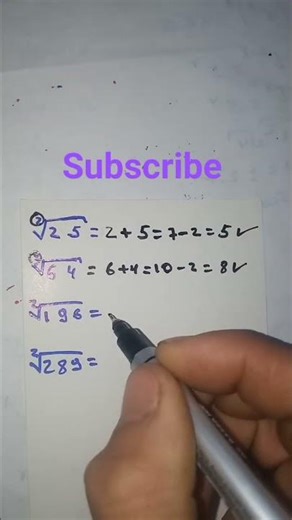 square root math problem solution #maths #shorts