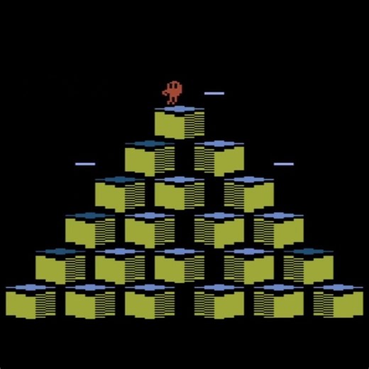 Q*Bert Pt3 (Atari 2600) -World Retro #qbert #atari #atari2600