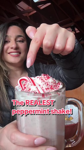 Chip N’ Dip Burgers Candy Cane Shakes! This is a real candy cane shake from Islands and I think Santa and your date would approve of this! It’s thick, minty and easy to locate. Just look for the place that pumps out epic burgers and sky high desserts like this caramel apple butter cake! But let me tell you about this chip n dip burger. The chips gave it an extra crunch that I liked so much that I went in for a second bite right away! Why are their burgers always so juicy!? P.S. They have a full 