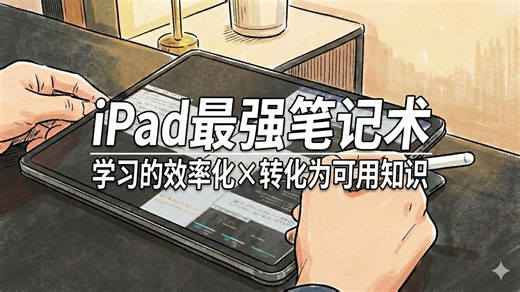 充分利用iPad功能的笔记术【GoodNotes × 快捷指令】