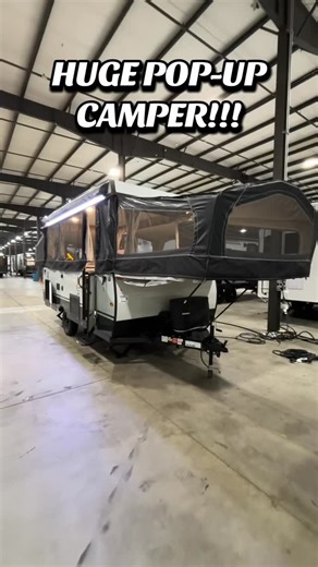 This HUGE pop-up camper is perfect for the whole family! Sleep 6 in this beautiful 2025 Rockwood Freedom Series 277FT! Call NOW for more information! 616-625-8068 #rv #camper #travel #trailer #camping | TerryTown RV Superstore